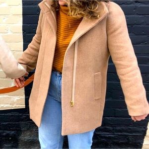 J. Crew City Coat Tan Size 6P